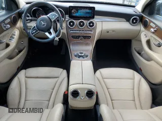 2019 Mercedes-Benz C 300 with VIN 55SWF8DB6KU316217, listed as a Copart auction lot 57811325 with 43,054 mi miles and Salvage title. Bid and sale history available at DreamBid. Image 8.