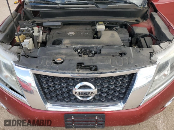 2016 Nissan Pathfinder Platinum with VIN 5N1AR2MM1GC616054, listed as a Copart auction lot 70506944 with 97,532 mi miles and Salvage title. Bid and sale history available at DreamBid. Image 12.