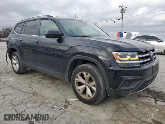 2019 Volkswagen Atlas S with VIN 1V2GR2CA6KC543907, listed as a Copart auction lot 49256425 with 81,240 mi miles and Salvage title. Bid and sale history available at DreamBid. Image 4.