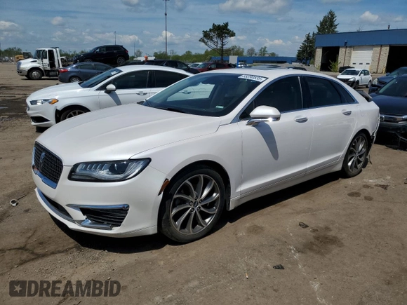 2019 Lincoln MKZ Reserve I with VIN 3LN6L5D97KR613965, listed as a Copart auction lot 55390835 with Not provided miles and Salvage title. Bid and sale history available at DreamBid. Image 1.