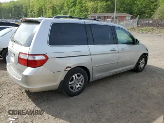 2006 Honda Odyssey EX-L with VIN 5FNRL38776B036795, listed as a Copart auction lot 53665215 with 0 mi miles and Salvage Title. Bid and sale history available at carsss.com. Image 3.