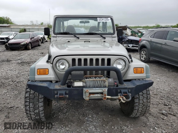 2001 Jeep Wrangler Sport with VIN 1J4FA49S81P348537, listed as a Copart auction lot 52341295 with 131,756 mi miles and Clean Title. Bid and sale history available at carsss.com. Image 5.