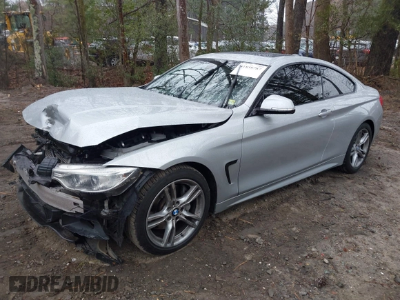 2015 BMW 4 Series 435i with VIN WBA3R1C56FK194866, listed as a IAAI auction lot 41858787 with 77,948 mi miles and . Bid and sale history available at carsss.com. Image 17.