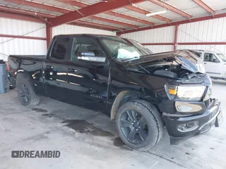 2021 Ram 1500 Big Horn with VIN 1C6SRFBT2MN562927, listed as a IAAI auction lot 42386848 with 83,858 mi miles and . Bid and sale history available at DreamBid. Image 1.