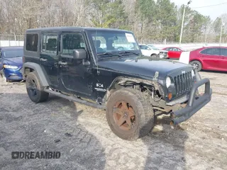 2008 Jeep Wrangler Unlimited X with VIN 1J4GA39148L648910, listed as a IAAI auction lot 41790678 with 93,528 mi miles. Bid and sale history available at carsss.com. Image 1.