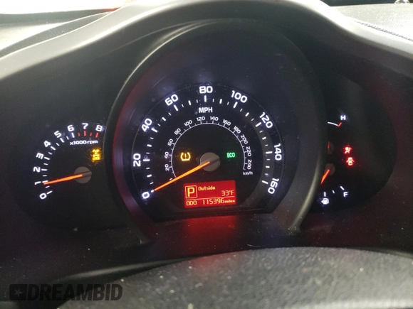 2016 Kia Sportage LX with VIN KNDPBCAC7G7848784, listed as a Copart auction lot 87183724 with 115,396 mi miles and Salvage Title. Bid and sale history available at carsss.com. Image 9.
