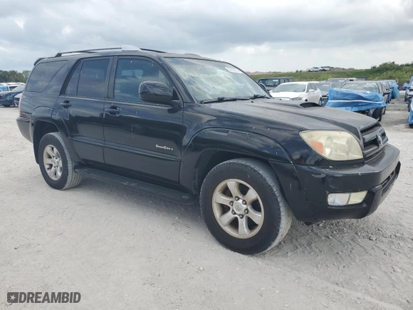 2003 Toyota 4Runner SR5 with VIN JTEZT14R130007309, listed as a Copart auction lot 51032505 with 164,693 mi miles and Clean Title. Bid and sale history available at carsss.com. Image 4.