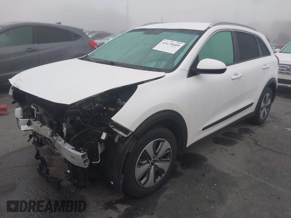 2019 Kia Niro LX with VIN KNDCB3LC3K5317579, listed as a IAAI auction lot 41670409 with 56,143 mi miles. Bid and sale history available at carsss.com. Image 2.