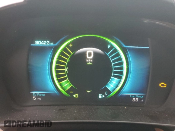 2016 Chevrolet Volt Premier with VIN 1G1RD6S54GU108527, listed as a Copart auction lot 39266083 with 80,423 mi miles. Bid and sale history available at carsss.com. Image 9.