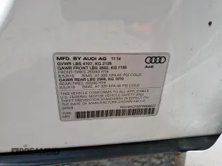 2015 Audi Q3 Premium Plus with VIN WA1BFCFS0FR006607, listed as a Copart auction lot 59533385 with 103,736 mi miles and Salvage title. Bid and sale history available at DreamBid. Image 13.