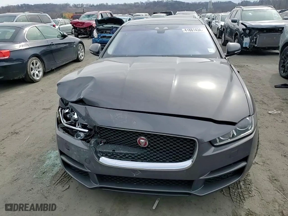 2017 Jaguar XE 35t Prestige with VIN SAJAK4BV3HA948348, listed as a Copart auction lot 41881434 with 87,257 mi miles and Salvage Title. Bid and sale history available at carsss.com. Image 11.