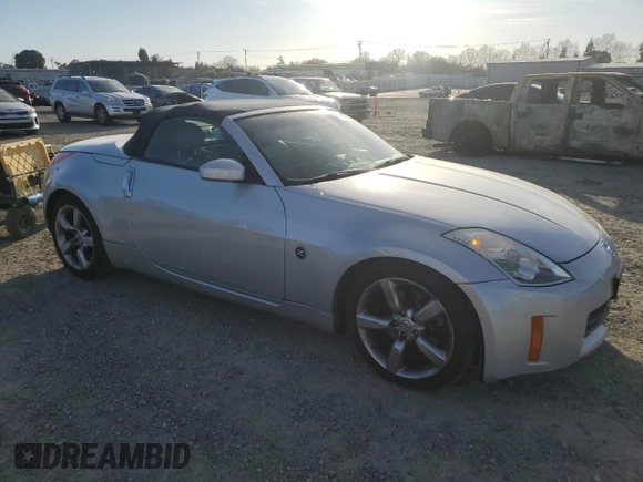 2006 Nissan 350Z Touring with VIN JN1AZ36A46M455983, listed as a Copart auction lot 47029675 with 126,121 mi miles and Salvage Title. Bid and sale history available at carsss.com. Image 4.