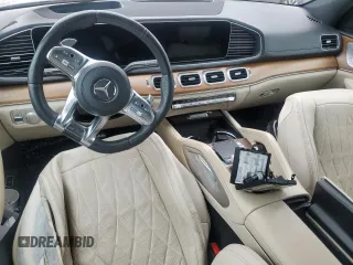 2021 Mercedes-Benz GLS with VIN 4JGFF8KEXMA330479, listed as a Copart auction lot 79840654 with 0 mi miles and Salvage Title. Bid and sale history available at carsss.com. Image 8.