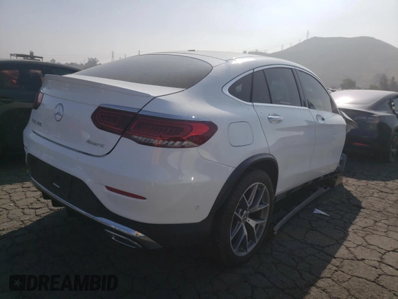 2021 Mercedes-Benz GLC with VIN W1N0J8EBXMF907405, listed as a Copart auction lot 62862022 with 39,563 mi miles. Bid and sale history available at carsss.com. Image 4.