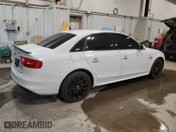 2015 Audi A4 Premium with VIN WAUBFAFL9FN013126, listed as a Copart auction lot 52863245 with 106,257 mi miles and Clean Title. Bid and sale history available at carsss.com. Image 3.
