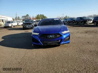 2021 Acura TLX Type S with VIN 19UUB7F08MA000485, listed as a Copart auction lot 48708895 with 39,160 mi miles and Salvage Title. Bid and sale history available at carsss.com. Image 12.