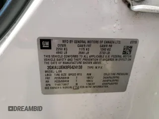 2015 GMC Terrain Denali with VIN 2GKALUEK8F6424138, listed as a Copart auction lot 44361205 with 104,839 mi miles and Salvage Title. Bid and sale history available at carsss.com. Image 14.