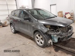 2018 Ford Escape S with VIN 1FMCU0F75JUB83228, listed as a IAAI auction lot 41647453 with 163,455 mi miles. Bid and sale history available at carsss.com. Image 1.