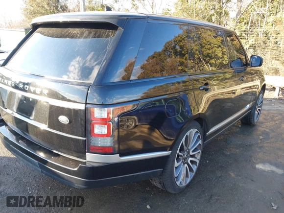 2016 Land Rover Range Rover Supercharged with VIN SALGS3EF7GA269519, listed as a IAAI auction lot 41395262 with 81,614 mi miles and . Bid and sale history available at DreamBid. Image 4.