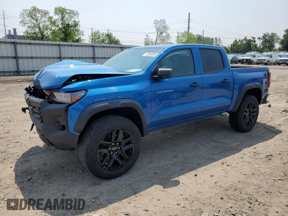 2023 Chevrolet Colorado 4WD Trail Boss z VIN 1GCPTEEK1P1126305, wystawiony jako Copart lot #53565985 z przebiegiem 12 254 mil mil oraz Szkoda całkowita • Salvage title. Historia ofert i sprzedaży dostępna na DreamBid. Obrazek 1.