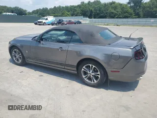 2014 Ford Mustang V6 with VIN 1ZVBP8EM6E5292579, listed as a Copart auction lot 61896995 with 129,872 mi miles and Salvage title. Bid and sale history available at DreamBid. Image 2.