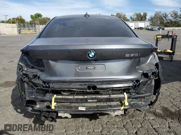 2021 BMW 2 Series 230i with VIN WBA2J1C09M7J04813, listed as a Copart auction lot 76960764 with 49,225 mi miles and Salvage Title. Bid and sale history available at carsss.com. Image 6.