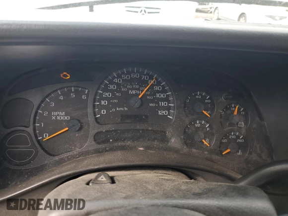 2004 Chevrolet Silverado 1500 LS with VIN 2GCEC19T441217495, listed as a Copart auction lot 52202075 with Not Provided miles and Salvage Title. Bid and sale history available at DreamBid. Image 9.