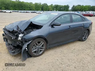 2021 Kia Forte GT-Line z VIN 3KPF34AD1ME379081, wystawiony jako Copart lot #54597845 z przebiegiem 53 413 mil mil oraz Szkoda całkowita • Salvage title. Historia ofert i sprzedaży dostępna na DreamBid. Obrazek 1.