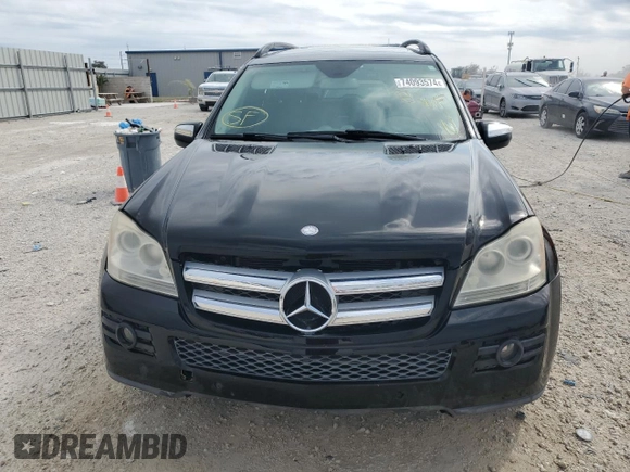 2009 Mercedes-Benz GL-Class 4.6L with VIN 4JGBF71E79A507054, listed as a Copart auction lot 74093574 with 0 mi miles and Non Repairable. Bid and sale history available at carsss.com. Image 5.