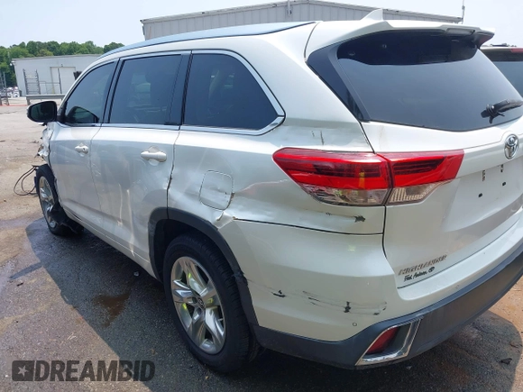 2017 Toyota Highlander Limited with VIN 5TDYZRFH6HS190177, listed as a IAAI auction lot 42398981 with 159,583 mi miles and . Bid and sale history available at DreamBid. Image 21.