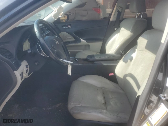 2009 Lexus IS 250 with VIN JTHCK262995035260, listed as a Copart auction lot 49498455 with 230,556 mi miles and Salvage Title. Bid and sale history available at carsss.com. Image 7.