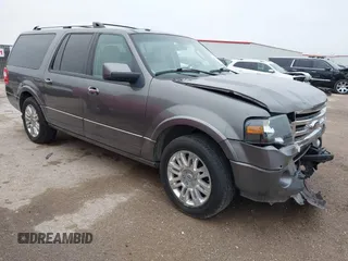 2014 Ford Expedition EL Limited with VIN 1FMJK1K5XEEF07409, listed as a IAAI auction lot 41709606 with 140,874 mi miles. Bid and sale history available at carsss.com. Image 1.