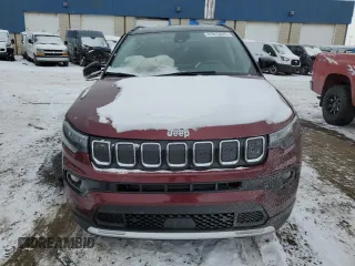 2022 Jeep Compass (RED) Edition with VIN 3C4NJDCB9NT129923, listed as a Copart auction lot 41813445 with 8,340 mi miles and Salvage title. Bid and sale history available at DreamBid. Image 5.
