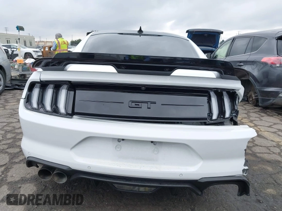 2022 Ford Mustang GT with VIN 1FA6P8CF6N5147847, listed as a IAAI auction lot 41517609 with 37,600 mi miles. Bid and sale history available at carsss.com. Image 17.