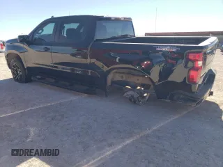 2024 Chevrolet Silverado 1500 Custom Trail Boss with VIN 3GCUDCED4RG375840, listed as a Copart auction lot 80574764 with 9,068 mi miles and Salvage Title. Bid and sale history available at carsss.com. Image 2.