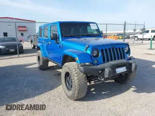2016 Jeep Wrangler Unlimited 75th Anniversary with VIN 1C4BJWEG7GL179001, listed as a IAAI auction lot 42030735 with 123,681 mi miles. Bid and sale history available at carsss.com. Image 1.
