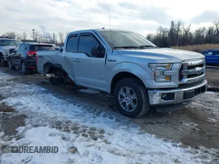 2016 Ford F-150 XLT with VIN 1FTEX1EP7GFC38318, listed as a IAAI auction lot 41417018 with 107,838 mi miles. Bid and sale history available at carsss.com. Image 1.