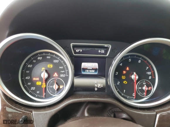 2016 Mercedes-Benz GLE with VIN 4JGDA5HB1GA692903, listed as a Copart auction lot 52256385 with 141,444 mi miles and Clean Title. Bid and sale history available at carsss.com. Image 9.