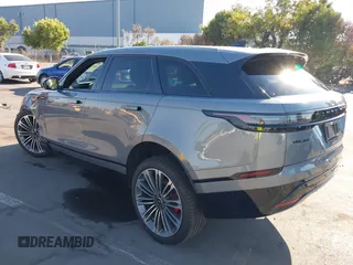 2024 Land Rover Range Rover Velar Dynamic SE with VIN SALYL2EX9RA372092, listed as a IAAI auction lot 40430092 with 6,383 mi miles and . Bid and sale history available at DreamBid. Image 3.