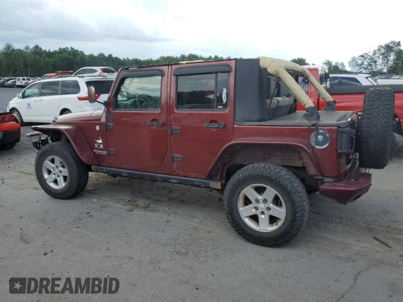 2008 Jeep Wrangler Unlimited X with VIN 1J8GA39108L502356, listed as a Copart auction lot 66272015 with 145,302 mi miles and Clean title. Bid and sale history available at DreamBid. Image 2.