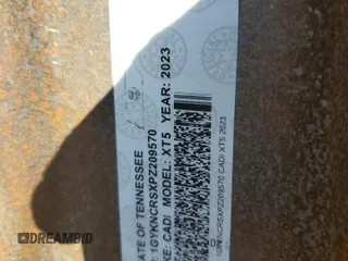 2023 Cadillac XT5 FWD Premium Luxury with VIN 1GYKNCRSXPZ209570, listed as a Copart auction lot 73050404 with 0 mi miles and Non Repairable. Bid and sale history available at carsss.com. Image 13.
