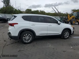 2019 Hyundai Santa Fe SE with VIN 5NMS23AD9KH039159, listed as a Copart auction lot 46351565 with 59,426 mi miles and Non Repairable. Bid and sale history available at carsss.com. Image 3.