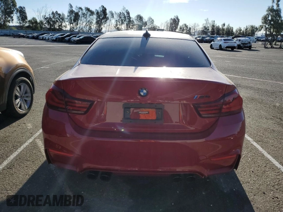 2020 BMW M4 with VIN WBS4Y9C03LFJ69918, listed as a Copart auction lot 77005493 with 0 mi miles. Bid and sale history available at carsss.com. Image 6.