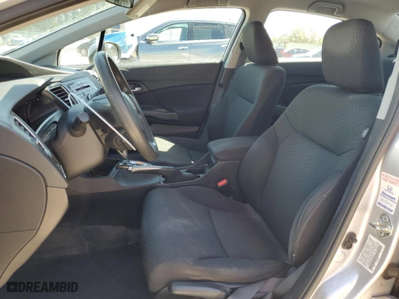 2015 Honda Civic Sedan LX with VIN 19XFB2F52FE104119, listed as a Copart auction lot 49948255 with 61,611 mi miles and Salvage Title. Bid and sale history available at carsss.com. Image 7.