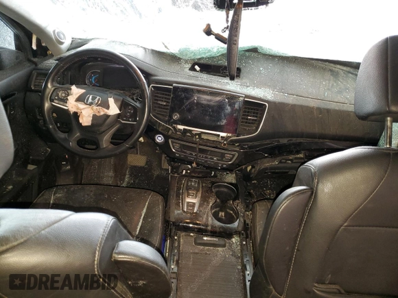 2021 Honda Pilot Touring 8-Passenger with VIN 5FNYF5H96MB007074, listed as a Copart auction lot 48806165 with Not Provided miles and Salvage Title. Bid and sale history available at DreamBid. Image 8.