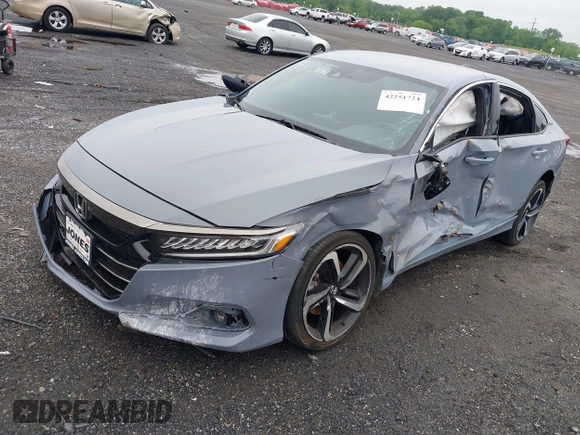 2021 Honda Accord Sport with VIN 1HGCV1F38MA099805, listed as a IAAI auction lot 42251724 with 78,645 mi miles and . Bid and sale history available at DreamBid. Image 17.
