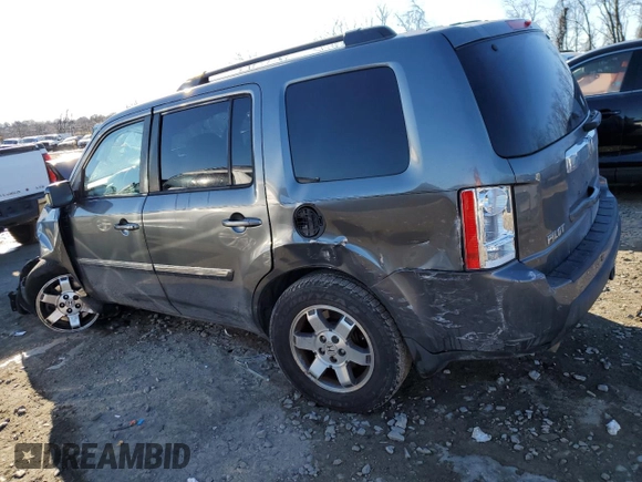 2010 Honda Pilot Touring with VIN 5FNYF4H98AB031186, listed as a Copart auction lot 42558305 with 266,370 mi miles and Salvage Title. Bid and sale history available at carsss.com. Image 2.