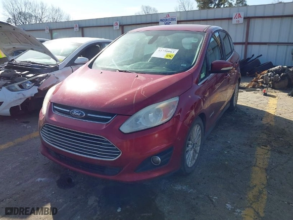 2014 Ford C-Max Hybrid SEL with VIN 1FADP5BU1EL502764, listed as a IAAI auction lot 41750063 with 180,566 mi miles. Bid and sale history available at carsss.com. Image 2.