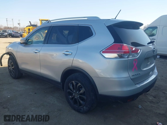 2016 Nissan Rogue SV with VIN JN8AT2MT1GW026937, listed as a IAAI auction lot 41772393 with 102,998 mi miles and . Bid and sale history available at carsss.com. Image 3.