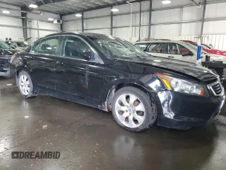 2010 Honda Accord EX with VIN 1HGCP2F75AA072186, listed as a Copart auction lot 59707095 with 165,835 mi miles and Salvage title. Bid and sale history available at DreamBid. Image 4.